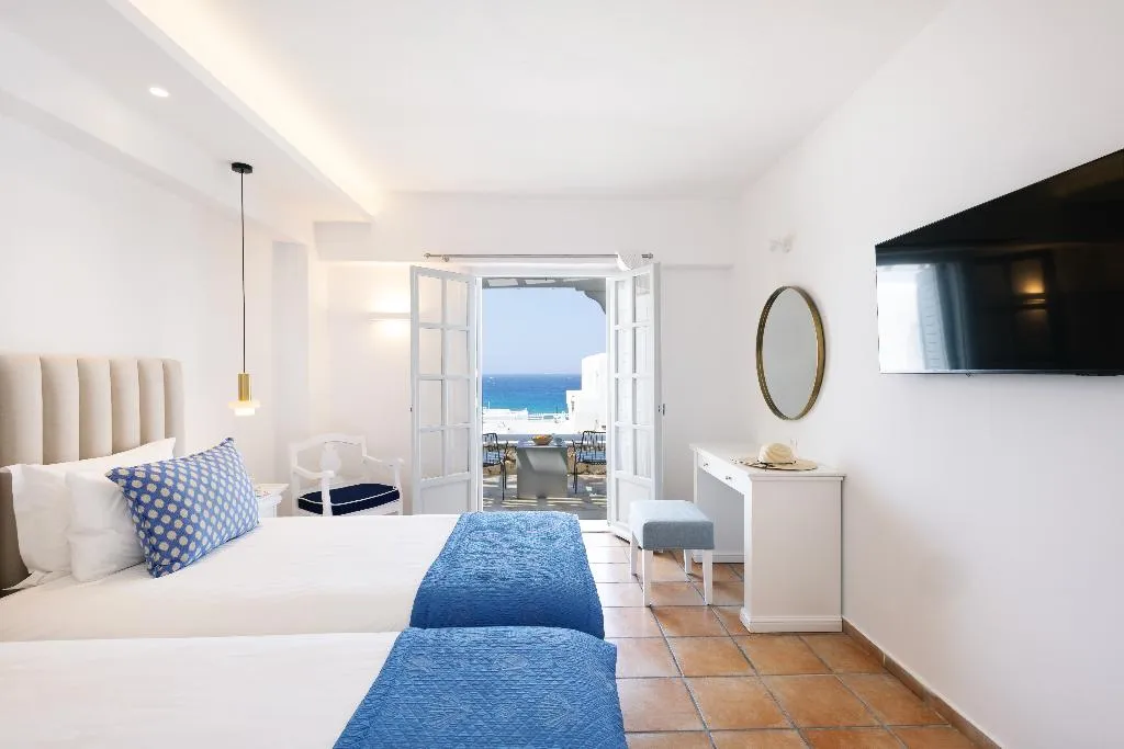 Double or Twin DELUXE SIDE SEA VIEW Room, San Marco Luxury Hotel & Villa, Mykonos